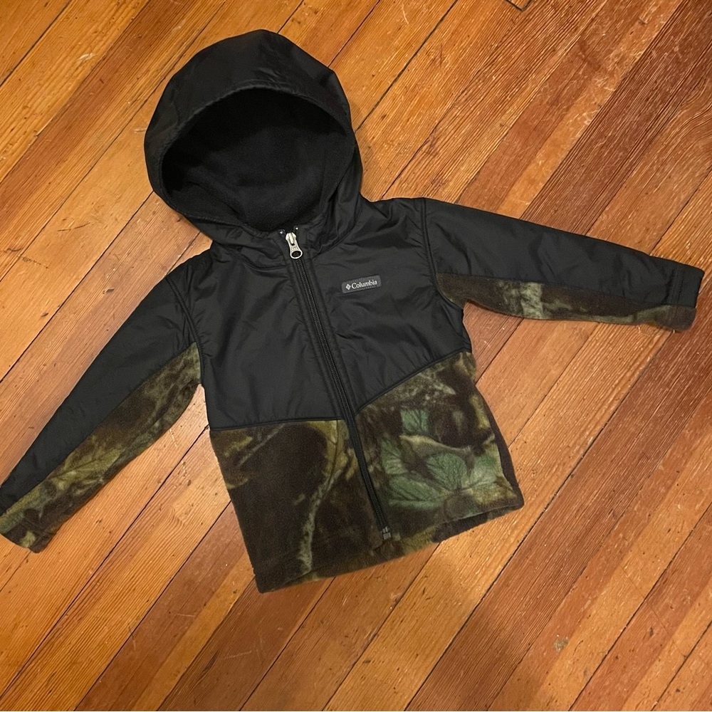 Columbia Kids Jacket - Black and Green